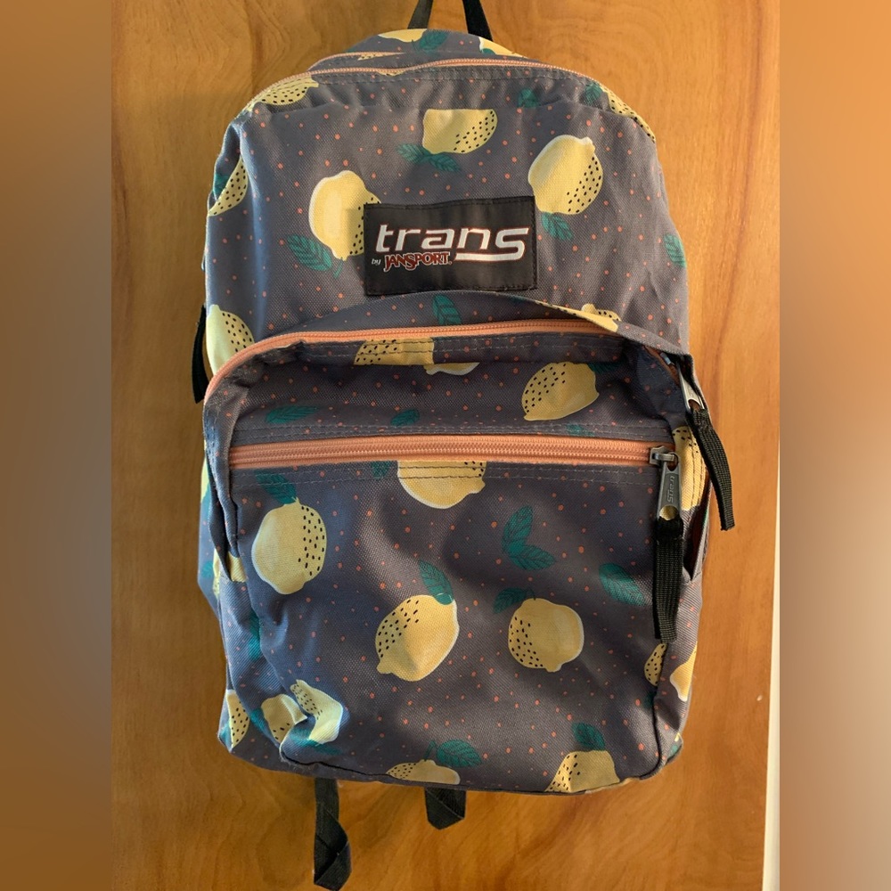 Jansport Lemon Trans backpack.